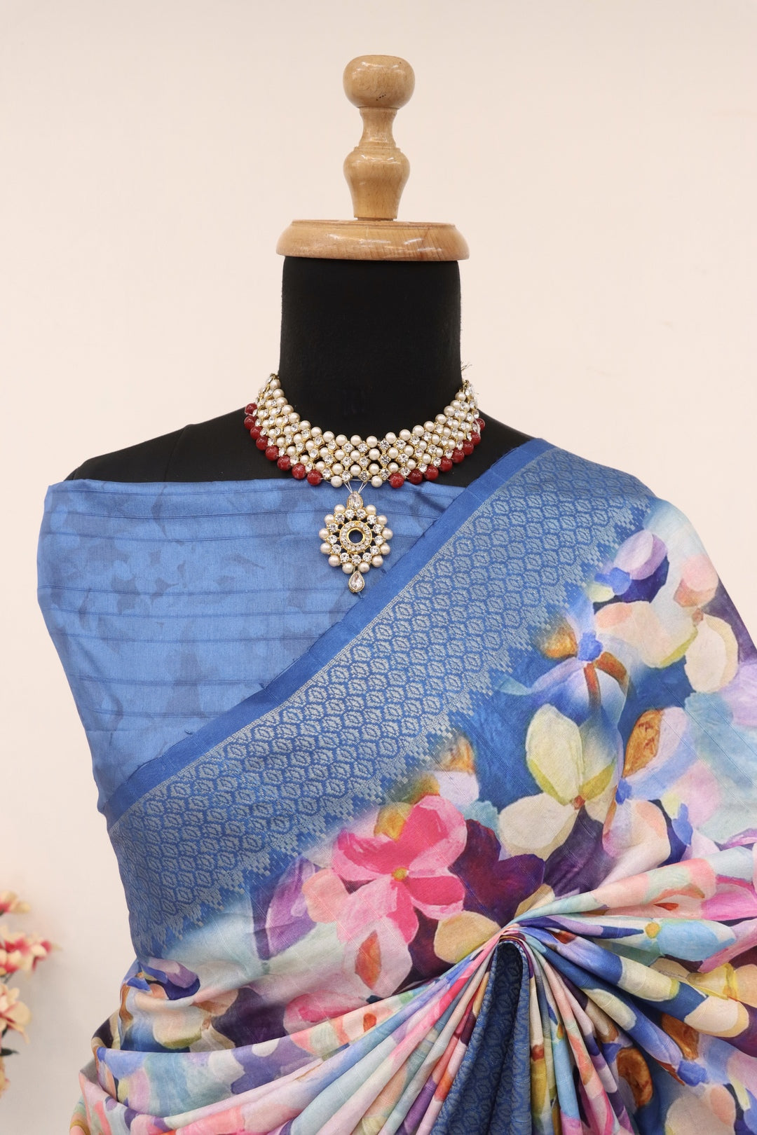 Light Blue SIlk Saree