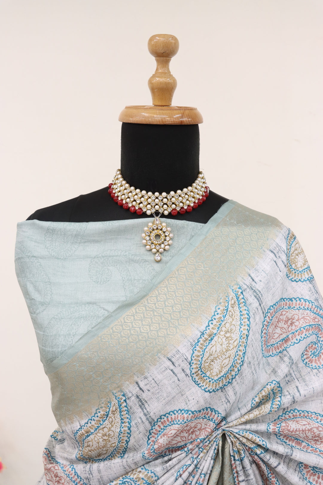 Grey Colour Silk Saree