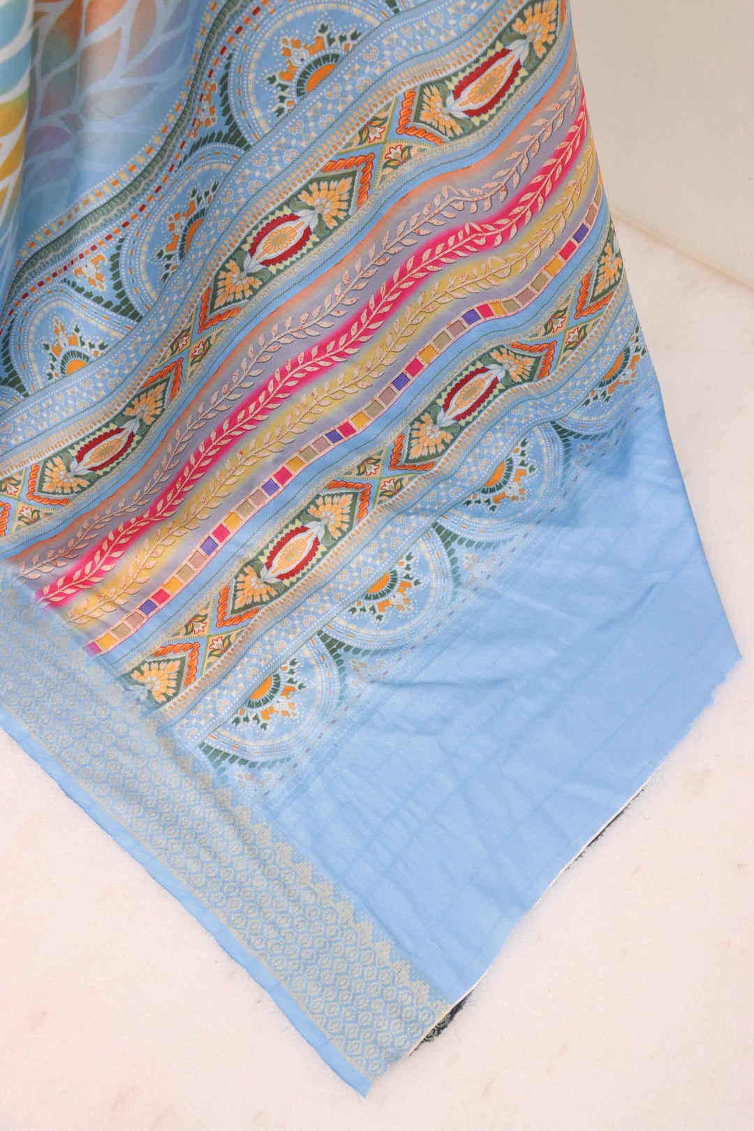 Light Blue Silk Saree