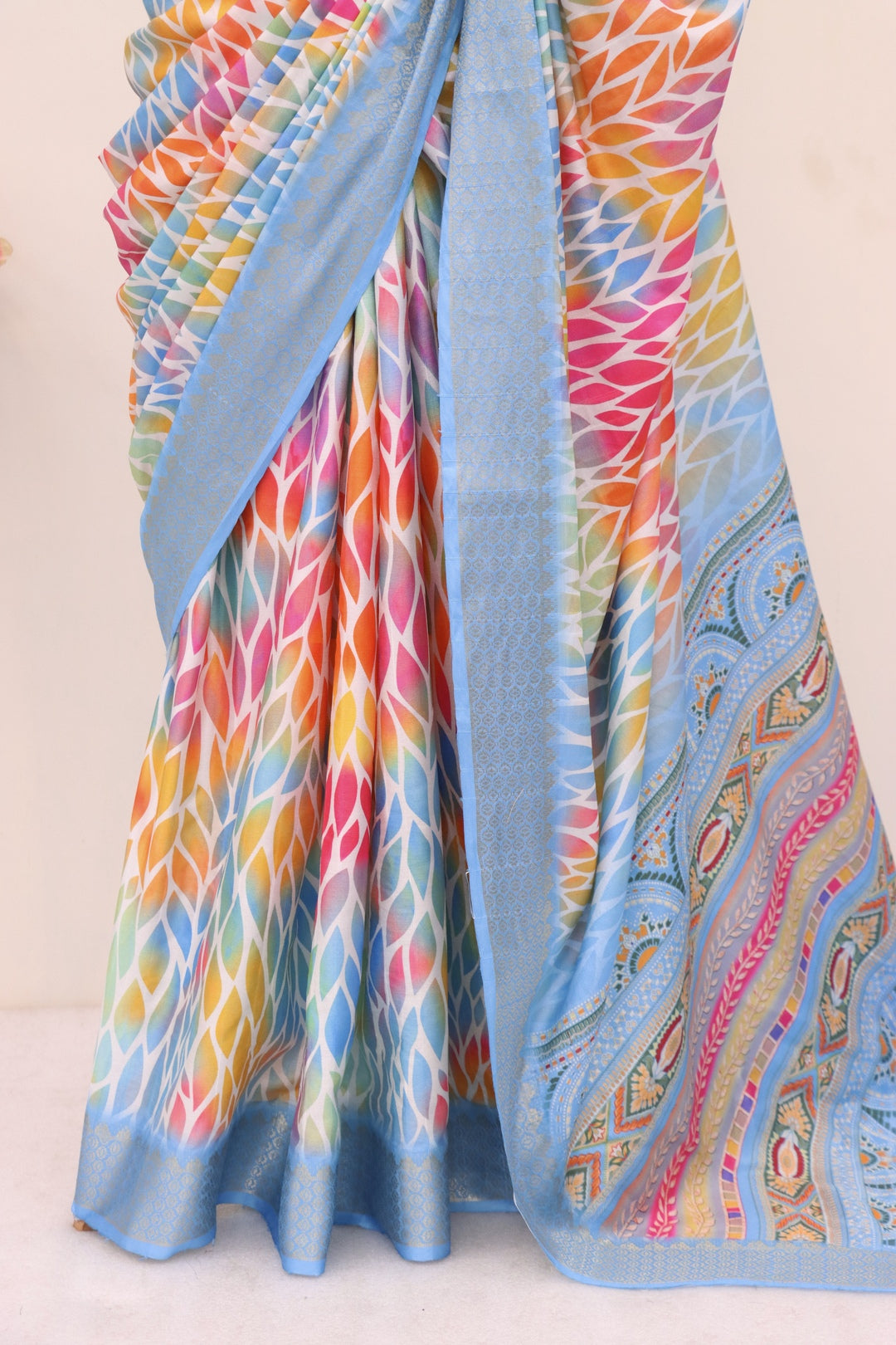 Light Blue Silk Saree