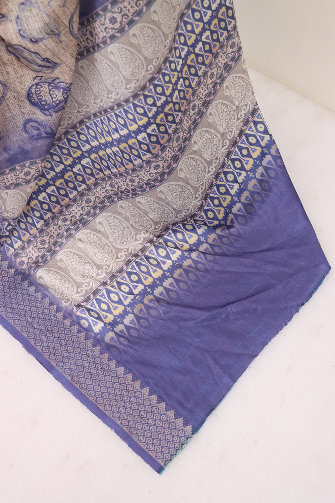 Dark Lavender Colour Saree