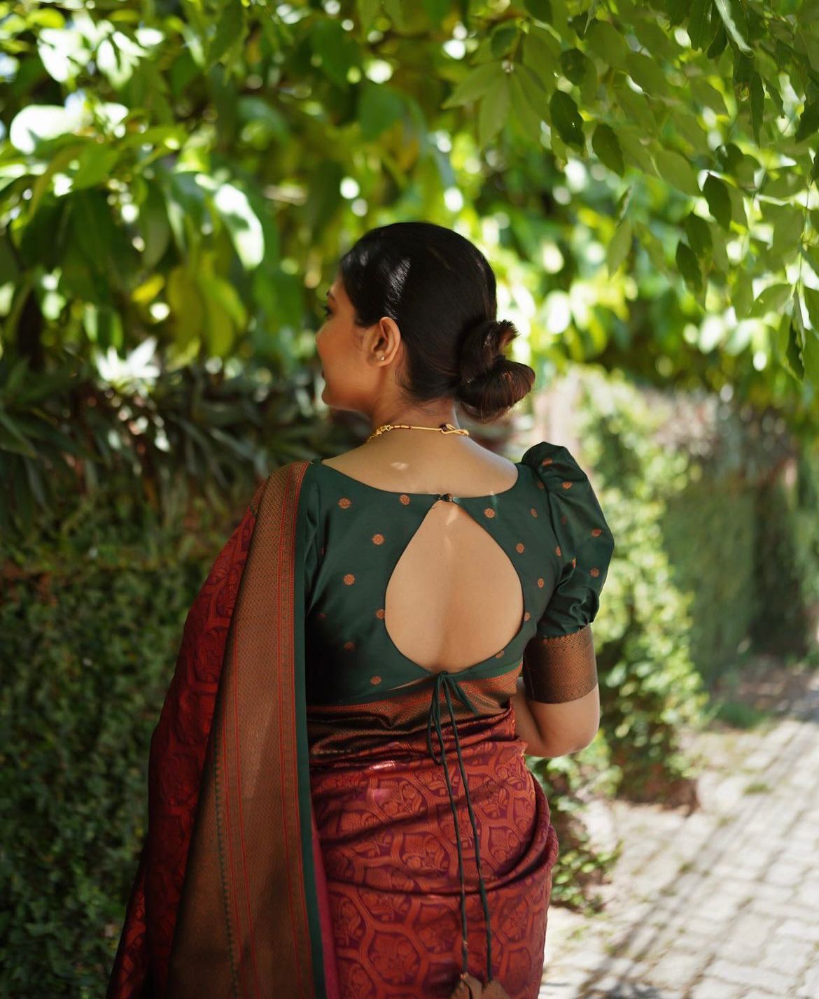 Serendipity Maroon Soft Silk Saree With Devastating Blouse Piece