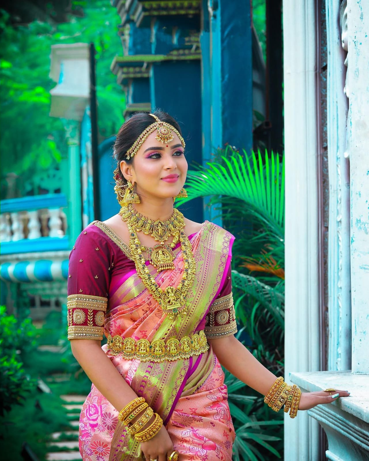 Quintessential Pink Soft Banarasi Silk Saree With Nemesis Blouse Piece