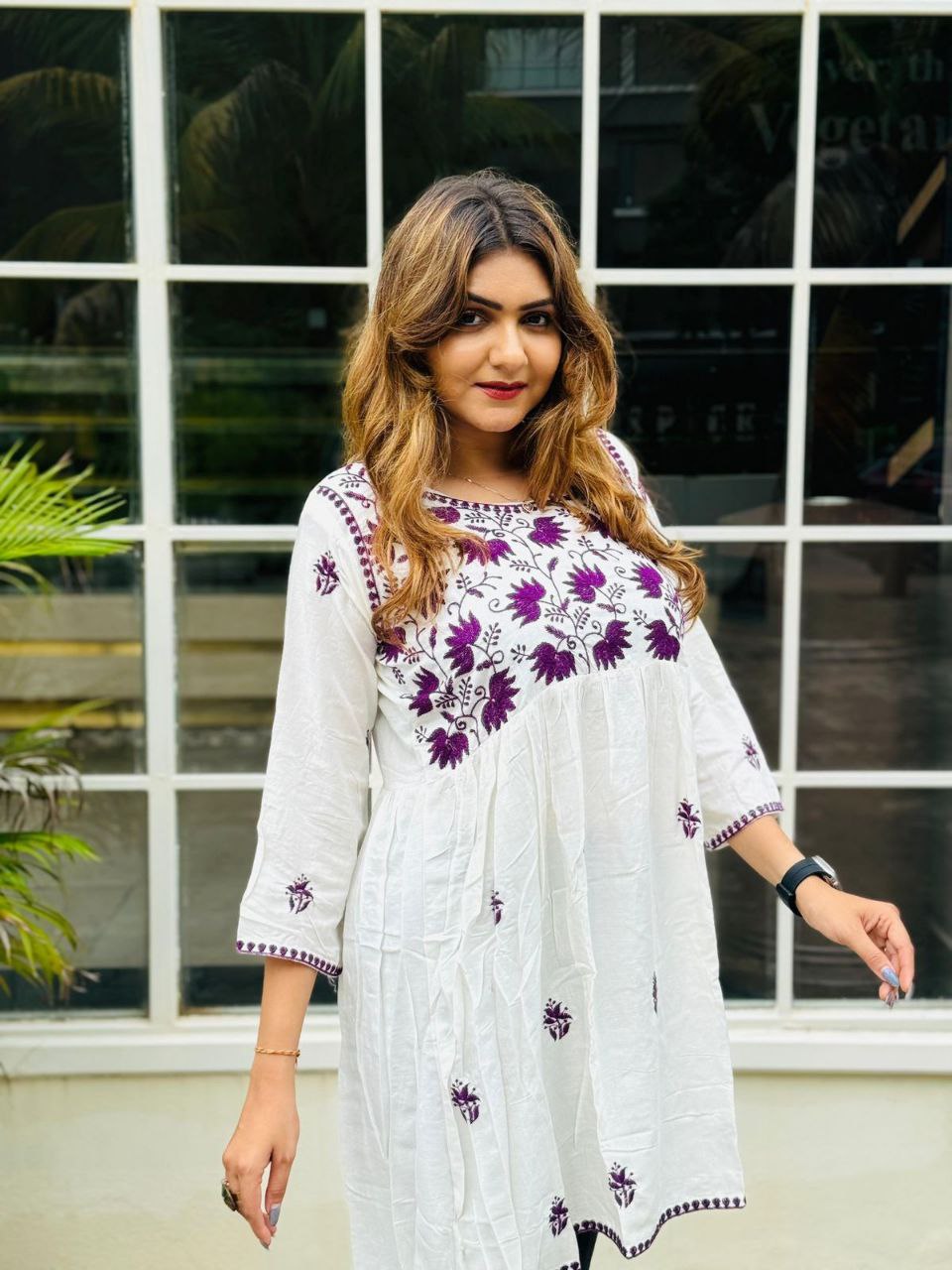 Chic Chikankari: Best-Selling Short Kurtas in 4 Stunning Colors