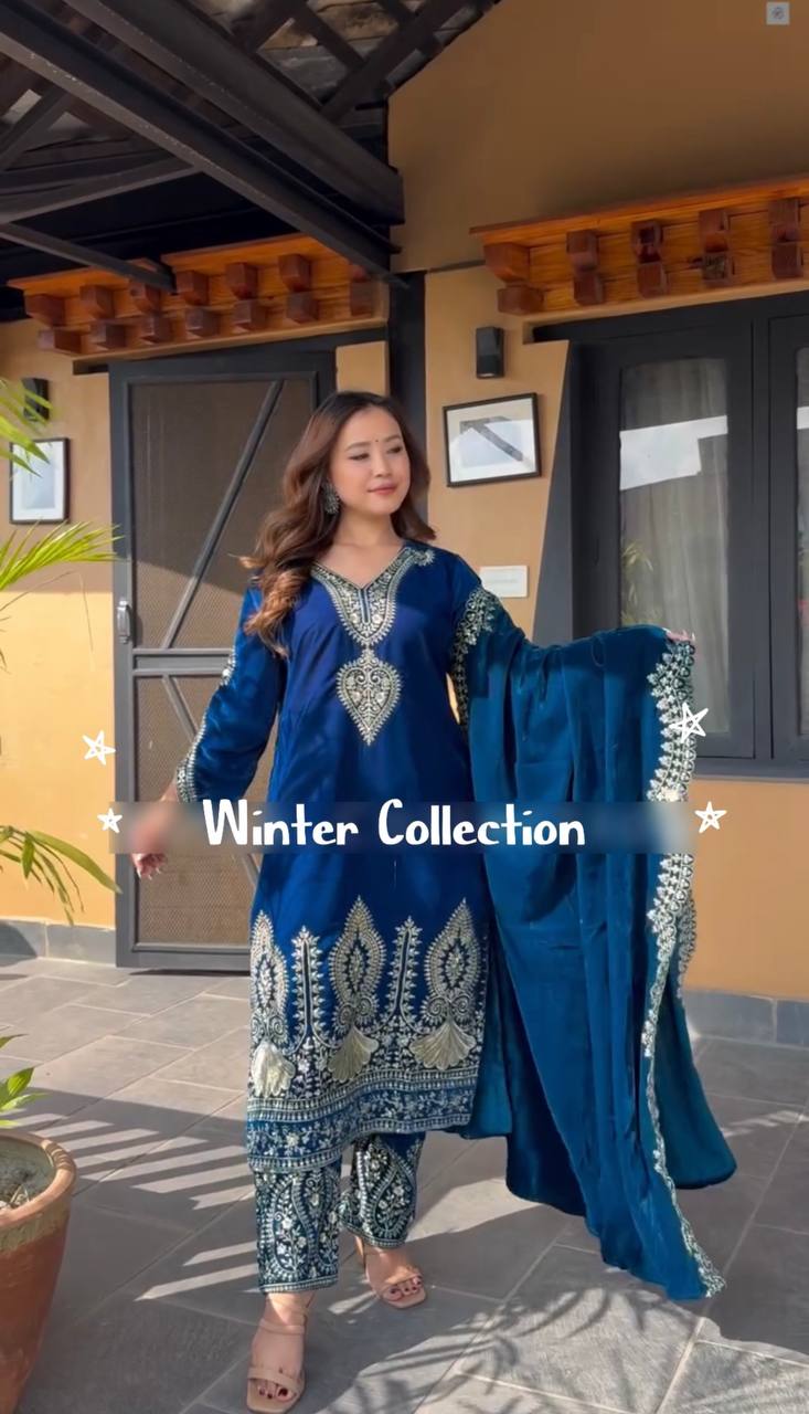 Launching New Designer Party Wear Look Top-Dupatta and Fully Stiched Bottom