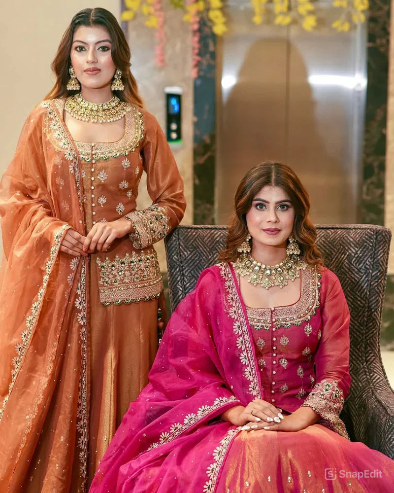 Luxurious Ethnic Sharara Suit