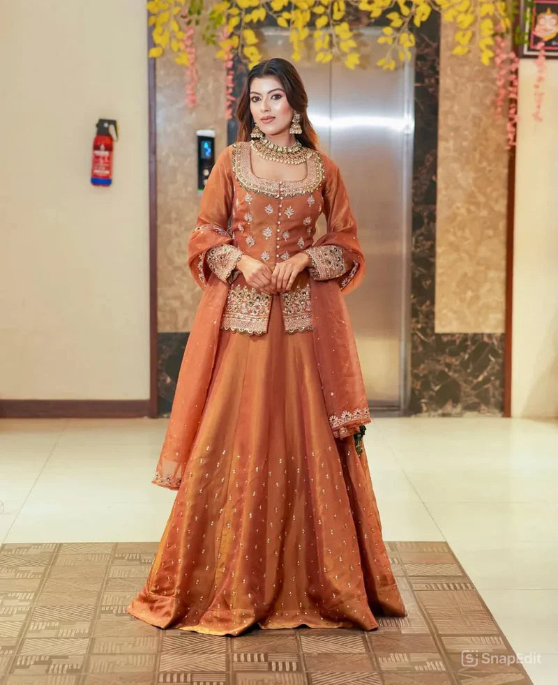 Luxurious Ethnic Sharara Suit