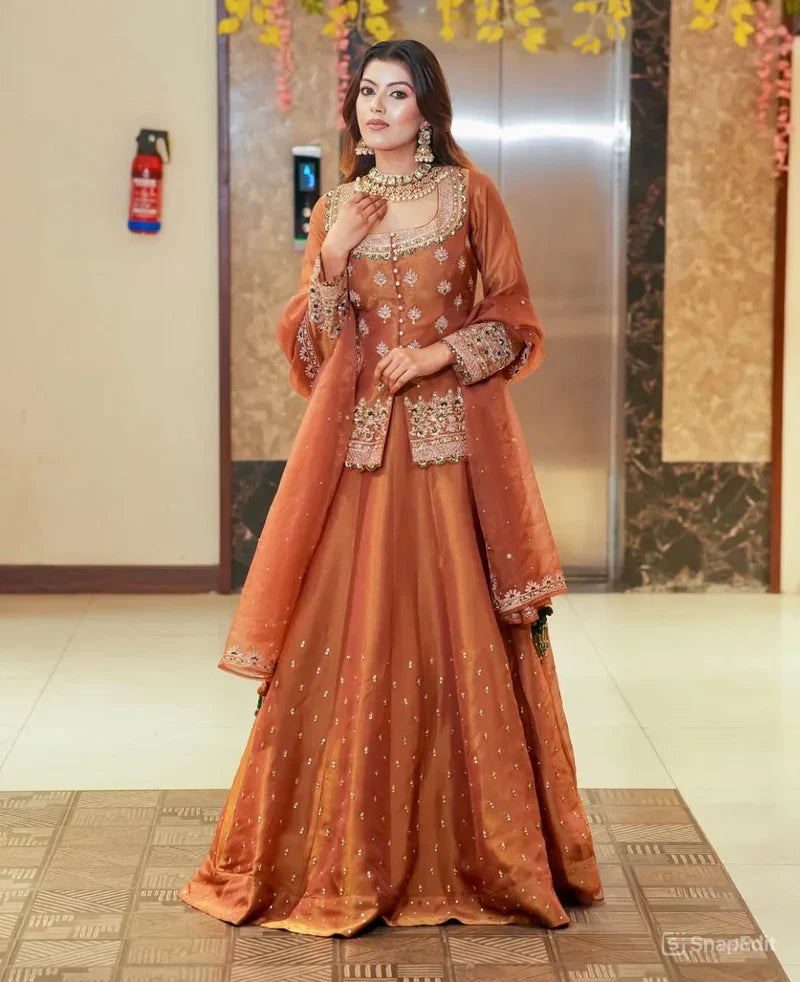 Luxurious Ethnic Sharara Suit